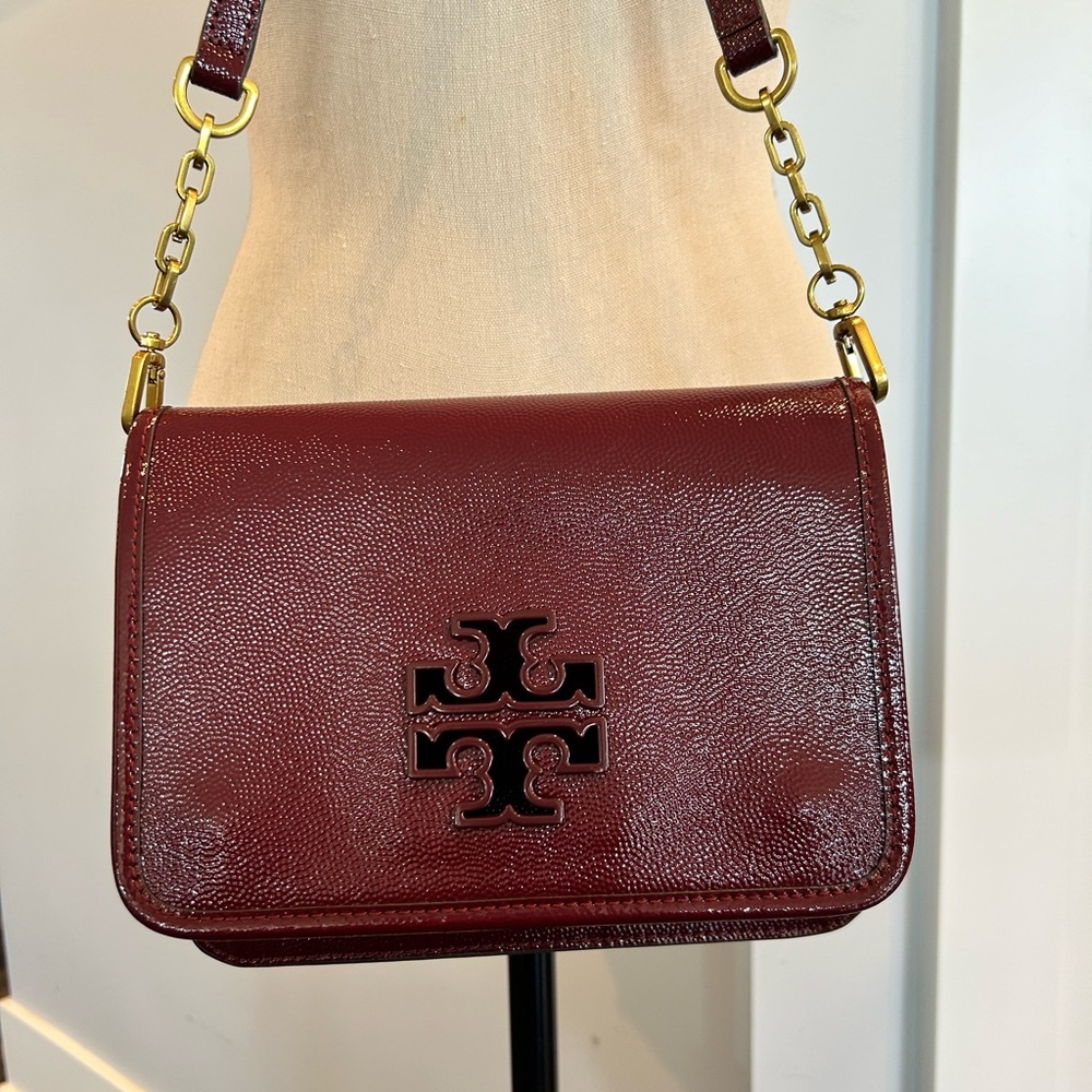 GUC Tory Burch Agate Patent Leather Mini Britten